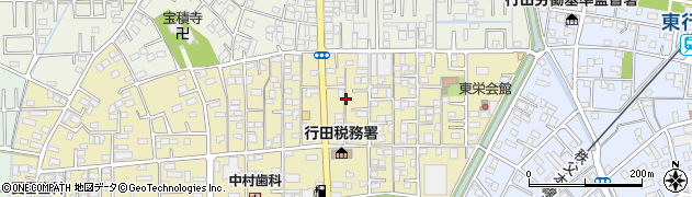 埼玉県行田市栄町16周辺の地図