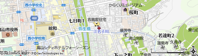 日下部民芸館周辺の地図
