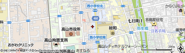 高山タクシー周辺の地図
