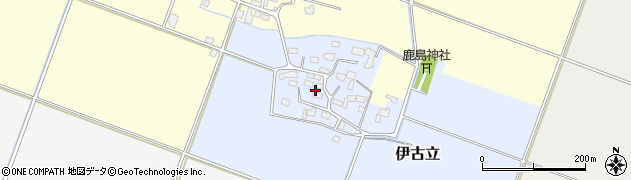 茨城県下妻市伊古立260周辺の地図