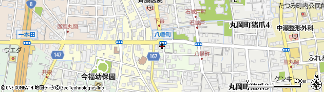 福井県坂井市丸岡町八幡町13周辺の地図