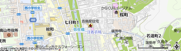 吉島家住宅周辺の地図