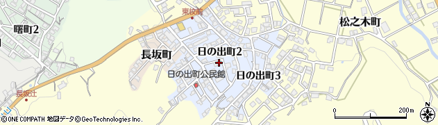 岐阜県高山市日の出町周辺の地図