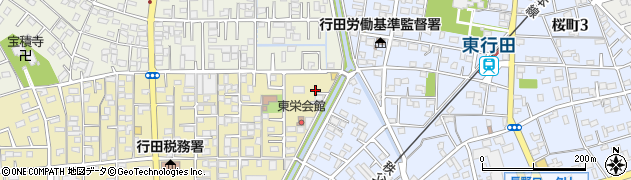 埼玉県行田市栄町23周辺の地図