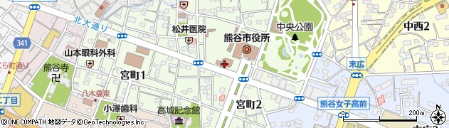 株式会社まちづくり熊谷周辺の地図