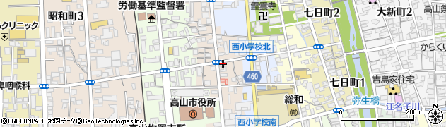 株式会社三和サービス高山営業所周辺の地図