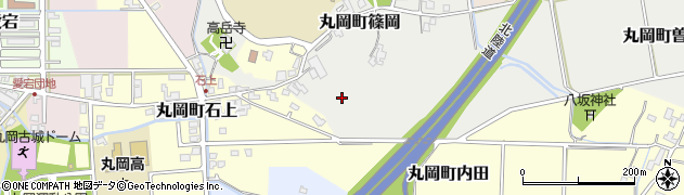 福井県坂井市丸岡町篠岡周辺の地図