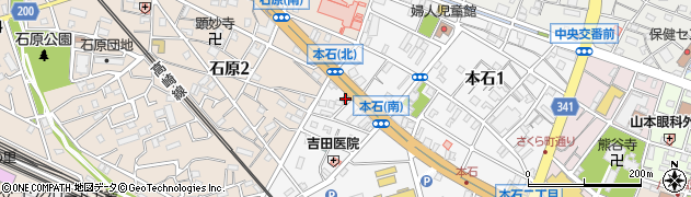 熊谷石原郵便局 ＡＴＭ周辺の地図