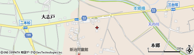 茨城県土浦市本郷362周辺の地図