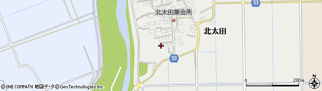 茨城県つくば市北太田532周辺の地図
