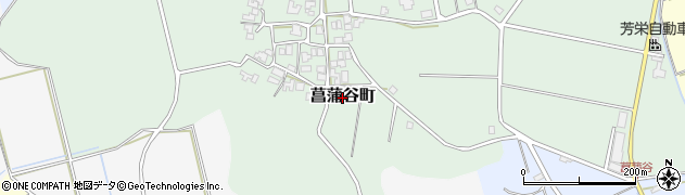福井県福井市菖蒲谷町周辺の地図