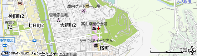 櫻山八幡宮結婚受付周辺の地図