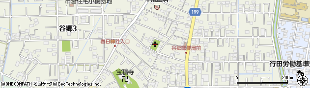 南部谷郷総合広場周辺の地図