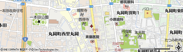福井県坂井市丸岡町谷町周辺の地図