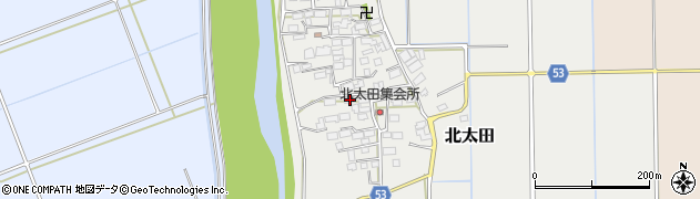茨城県つくば市北太田544周辺の地図