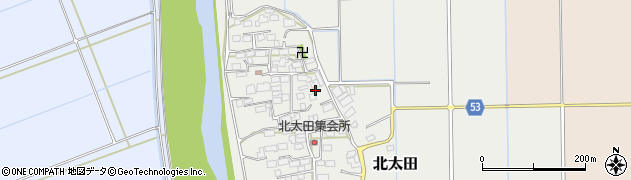 茨城県つくば市北太田605周辺の地図