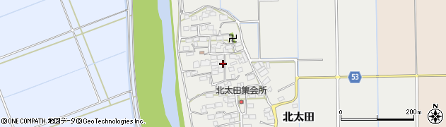 茨城県つくば市北太田552周辺の地図