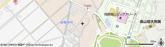 岐阜県高山市下林町610周辺の地図