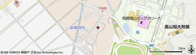 岐阜県高山市下林町616周辺の地図