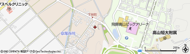 岐阜県高山市下林町620周辺の地図
