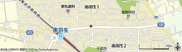 埼玉県羽生市南羽生周辺の地図