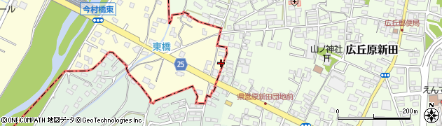 長野県松本市笹賀今52周辺の地図
