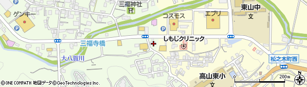 岐阜県高山市三福寺町3326周辺の地図