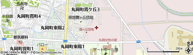 福井県坂井市丸岡町八ケ郷周辺の地図