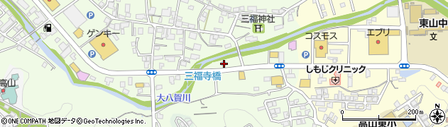 岐阜県高山市三福寺町3352周辺の地図