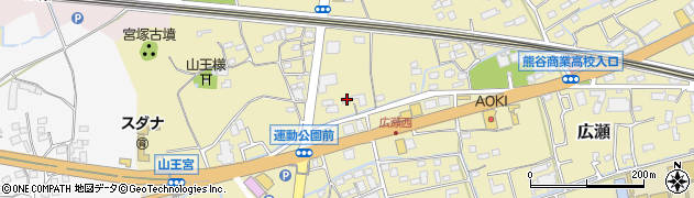 埼玉県熊谷市広瀬534周辺の地図