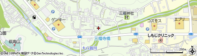 岐阜県高山市三福寺町77周辺の地図