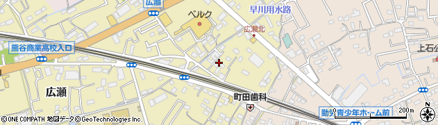 埼玉県熊谷市広瀬285周辺の地図