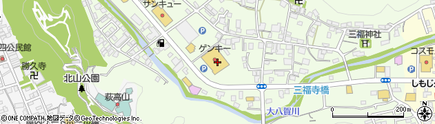 岐阜県高山市三福寺町264周辺の地図