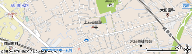 埼玉県熊谷市石原周辺の地図