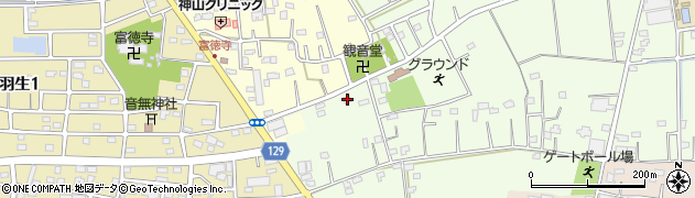 埼玉県羽生市下手子林816周辺の地図