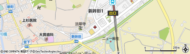 クリーニング専科新鉾田店周辺の地図