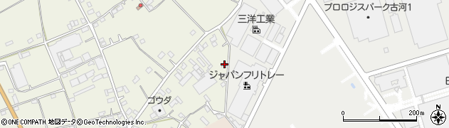 茨城県古河市釈迦982-9周辺の地図