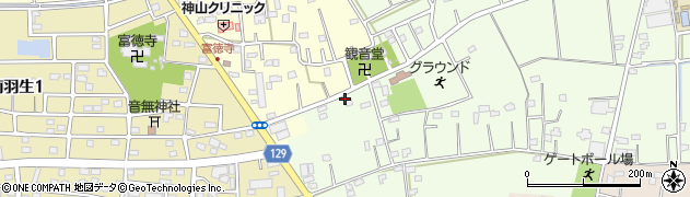 埼玉県羽生市下手子林817周辺の地図