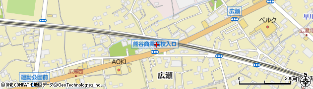 埼玉県熊谷市広瀬87周辺の地図
