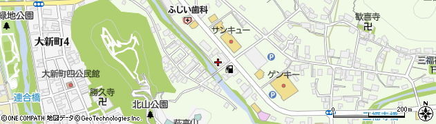 岐阜県高山市三福寺町370周辺の地図