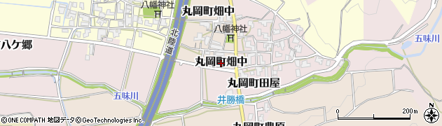 福井県坂井市丸岡町畑中周辺の地図