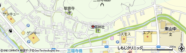 岐阜県高山市三福寺町36周辺の地図