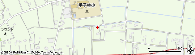 埼玉県羽生市下手子林563周辺の地図