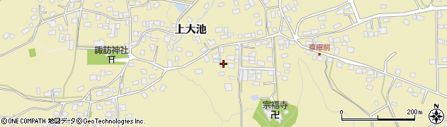 長野県山形村（東筑摩郡）中耕地西周辺の地図