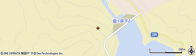 龍ケ鼻ダム周辺の地図