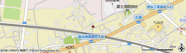 埼玉県熊谷市広瀬82周辺の地図