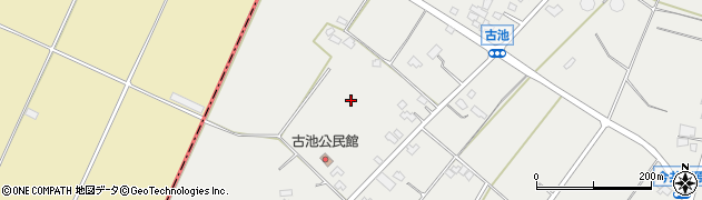 長野県松本市今井古池周辺の地図