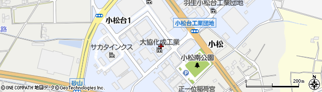 大協化成工業株式会社　埼玉工場周辺の地図