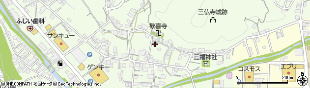 岐阜県高山市三福寺町104周辺の地図