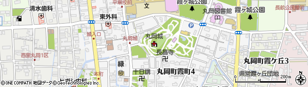 丸岡城周辺の地図